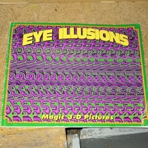 Magic 3-D Pictures Puzzle - Purple and Green